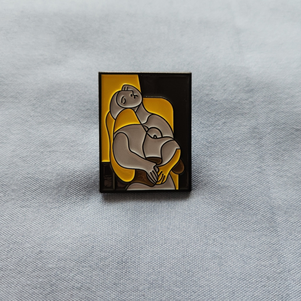 Picasso Painting Enamel Pin